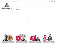 Tablet Screenshot of movicarga.com.br